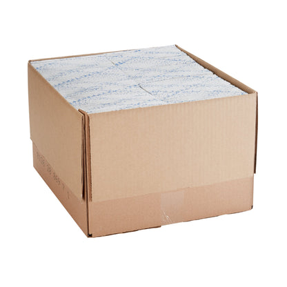 McKesson Procedure Towel 13 W X 18 L Inch White / Blue Cartoon Toes NonSterile (1069101_CS)