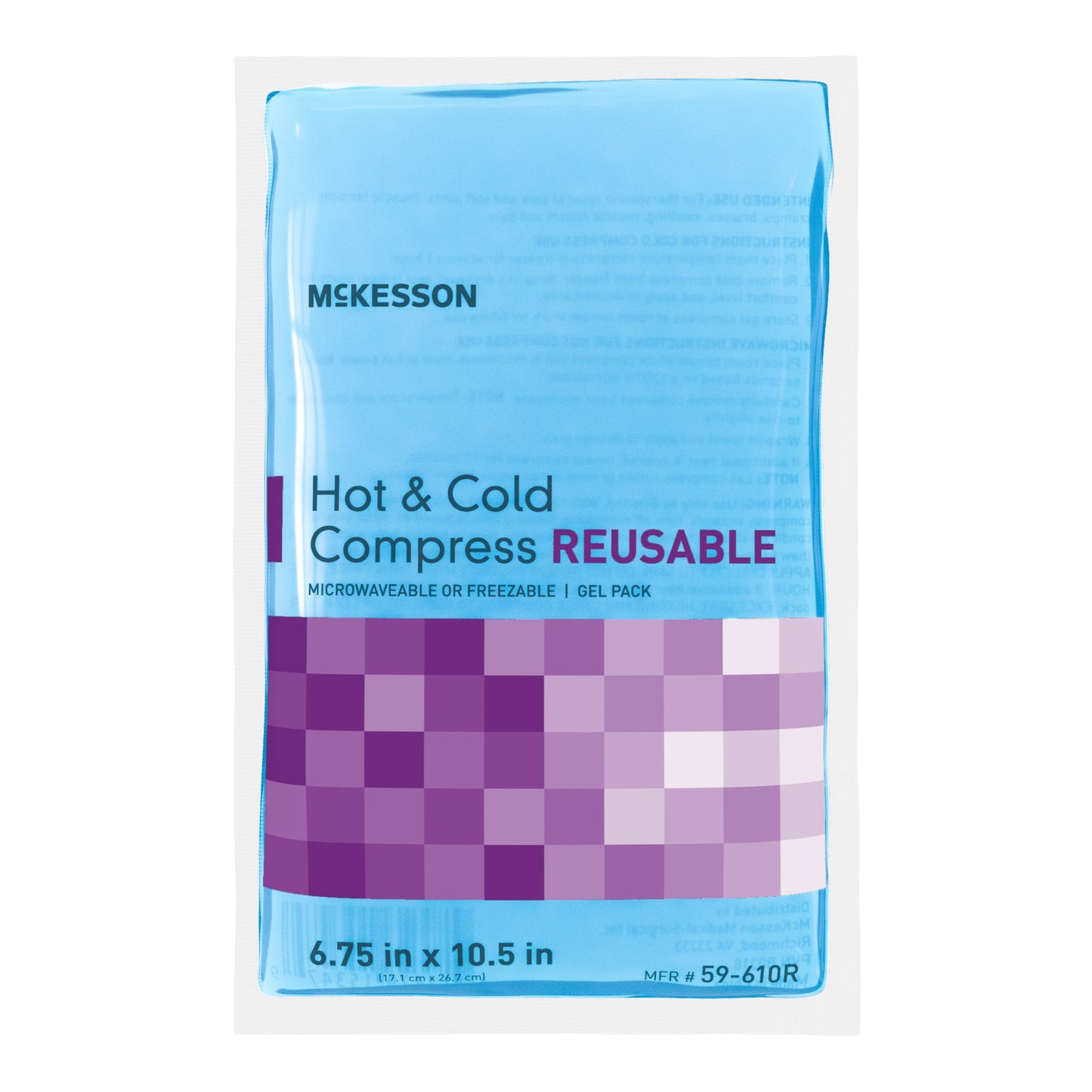McKesson Hot / Cold Pack General Purpose Large 6-3/4 X 10-1/2 Inch Gel Reusable (523843_CS)