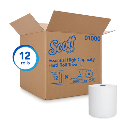 Scott® Paper Towel Hardwound Roll 8 Inch X 1000 Foot (449748_CS)