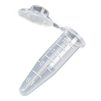 McKesson Microcentrifuge Tube Plain 1.5 mL Snap Cap Polypropylene Tube (1169386_CS)