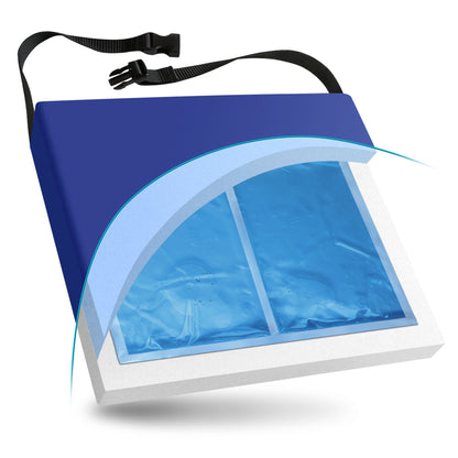 NYOrtho Seat Cushion 18 W X 16 L X 3 D Inch Foam / Gel (813748_EA)