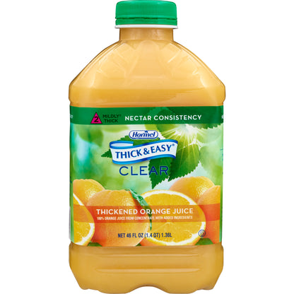 Thick & Easy® Thickened Beverage 46 oz. Bottle Orange Flavor Liquid IDDSI Level 2 Mildly Thick (797171_CS)