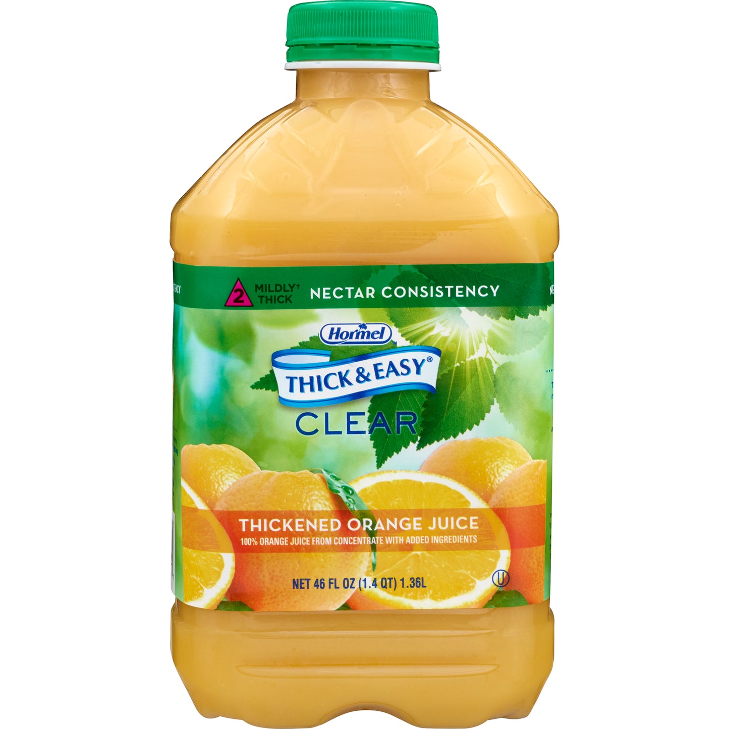 Thick & Easy® Thickened Beverage 46 oz. Bottle Orange Flavor Liquid IDDSI Level 2 Mildly Thick (797171_EA)