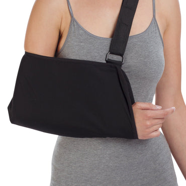 Procare® Deluxe Arm Sling with Shoulder Pad D-Ring / Hook and Loop Strap Closure Large (380619_EA)
