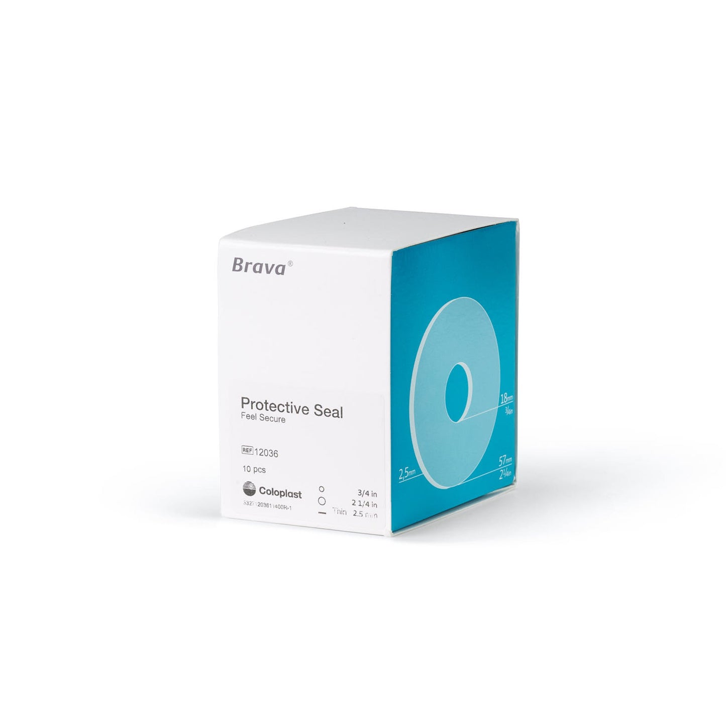 Brava® Thin Ostomy Seal 3/4 Inch (18mm) Stoma 2-1/4 Inch (57 mm) (1151658_BX)