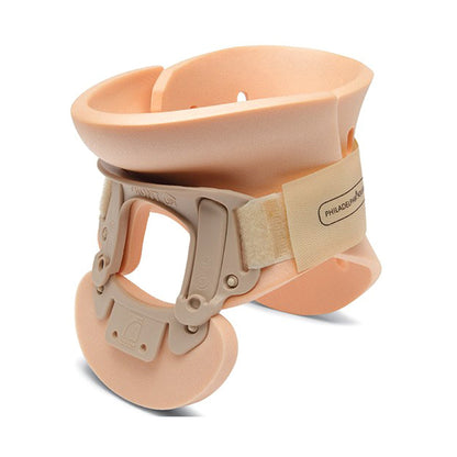 Ossur® Philadelphia® Rigid Cervical Collar Preformed Adult One Size Fits Most Two-Piece / Trachea Opening Adjustable Height 10 to 19 Inch Neck Circumference (812385_EA)