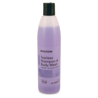 McKesson Tearless Shampoo and Body Wash 12 oz. Flip Top Bottle Lavender Scent (877036_EA)