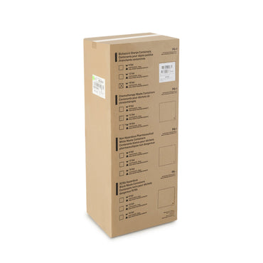 AP Line Sharps Container Red Base 13 L X 17-3/10 W X 24-4/5 H Inch Vertical Entry 18 Gallon (907258_CS)