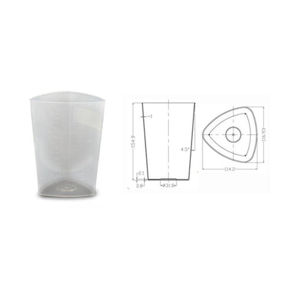 Oakridge Products Graduated Beaker Pathology Container Polypropylene 1,000 mL (32 oz.) (1039881_EA)