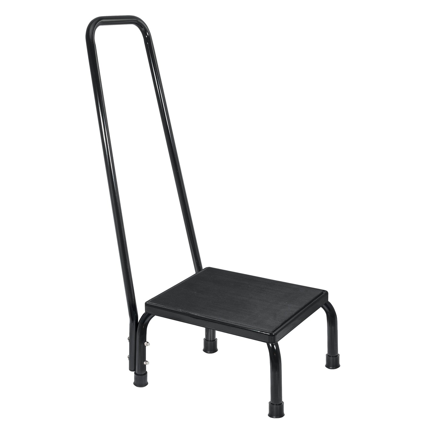 McKesson Step Stool with Handrail 1 Step Powder Coated Steel Frame 8-3/4 Inch Step Height (1252545_CS)