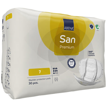 Abena® San Premium Incontinence Liner 14.1 X 24.8 Inch Heavy Absorbency Fluff / Polymer Core Size 7 (1218219_PK)