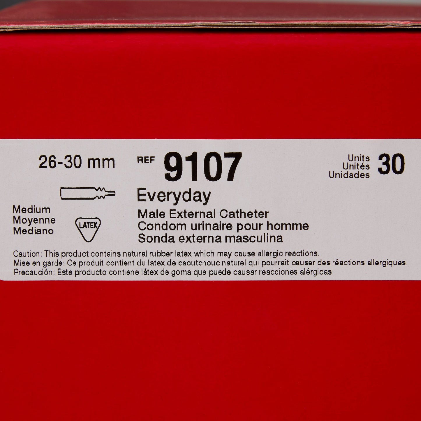 Everyday™ Male External Catheter Self-Adhesive Seal Acrylic Medium (704831_EA)