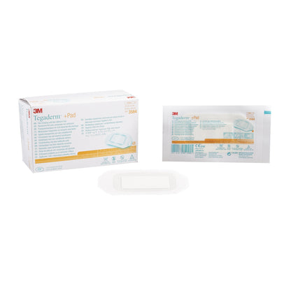 3M™ Tegaderm™ Transparent Film Dressing with Pad 2-3/8 X 4 Inch Frame Style Delivery Rectangle Sterile (311917_CS)