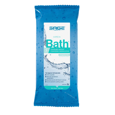 Impreva Bath™ Rinse-Free Bath Wipe Soft Pack Unscented 5 Count (470682_PK)