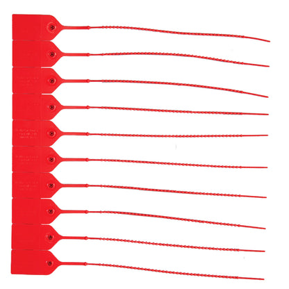 Health Care Logistics Pull-Tight Seal UnNumbered Red Polypropylene 9 Inch (356480_EA)