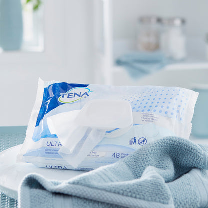 TENA ProSkin™ Ultra Personal Cleansing Wipe Soft Pack Unscented 48 Count (931642_PK)