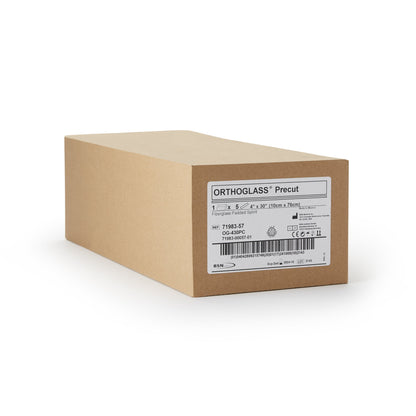 ORTHO-GLASS® Padded Precut Splint 4 X 30 Inch Fiberglass White (364100_EA)