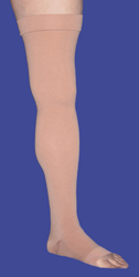 Jobst® Relief Compression Stocking Thigh High Medium Beige Open Toe (690760_PR)