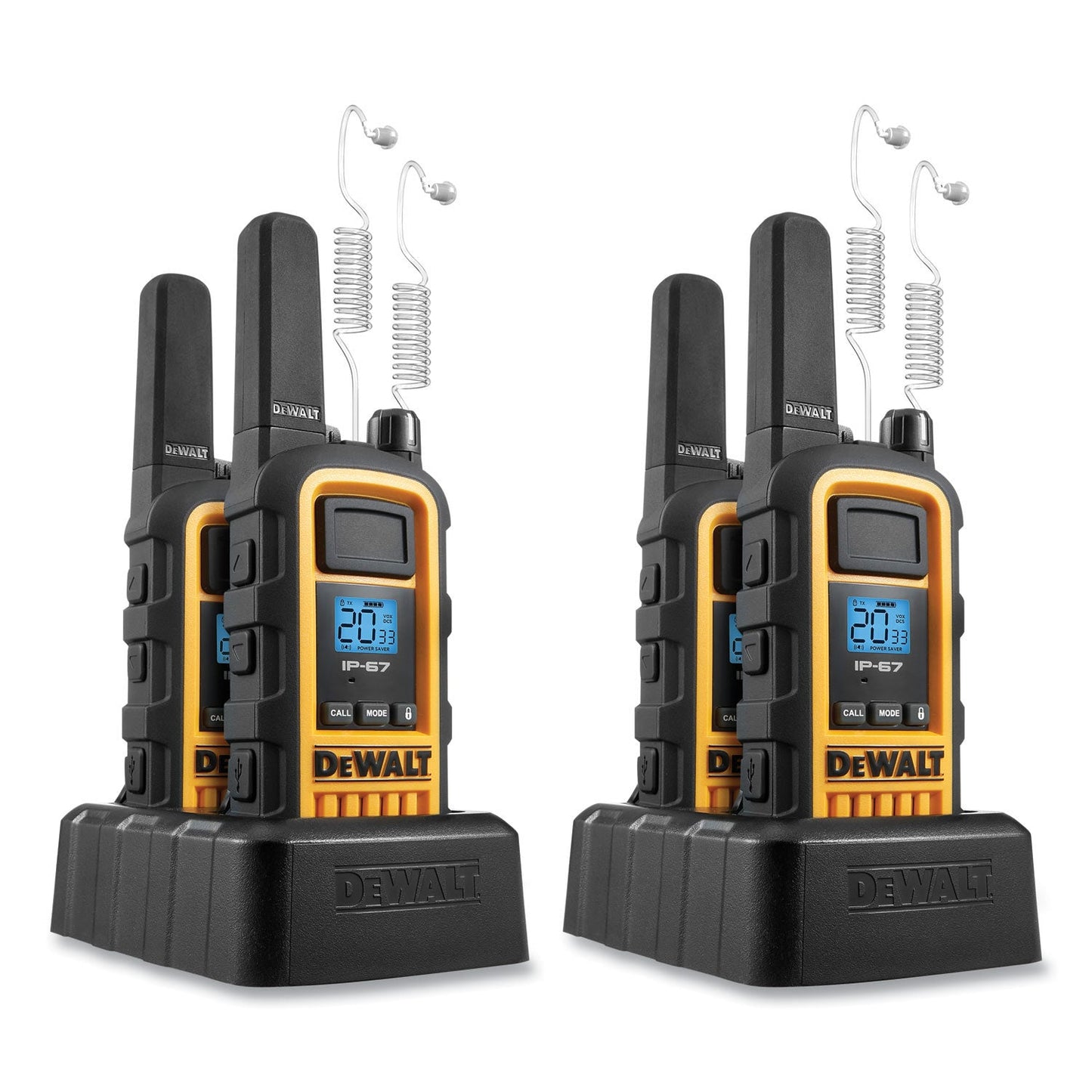 Dewalt Tools 2DXFRS800SV1 Two-Way Radios, 2 W, 22 Channels (SEH2DXFRS800SV1)