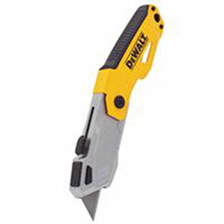 Dewalt Tools Folding Retractable Auto-Load Pocket Knives, 6 3/4 in, Retractable Blade, Yellow (115-DWHT10261)