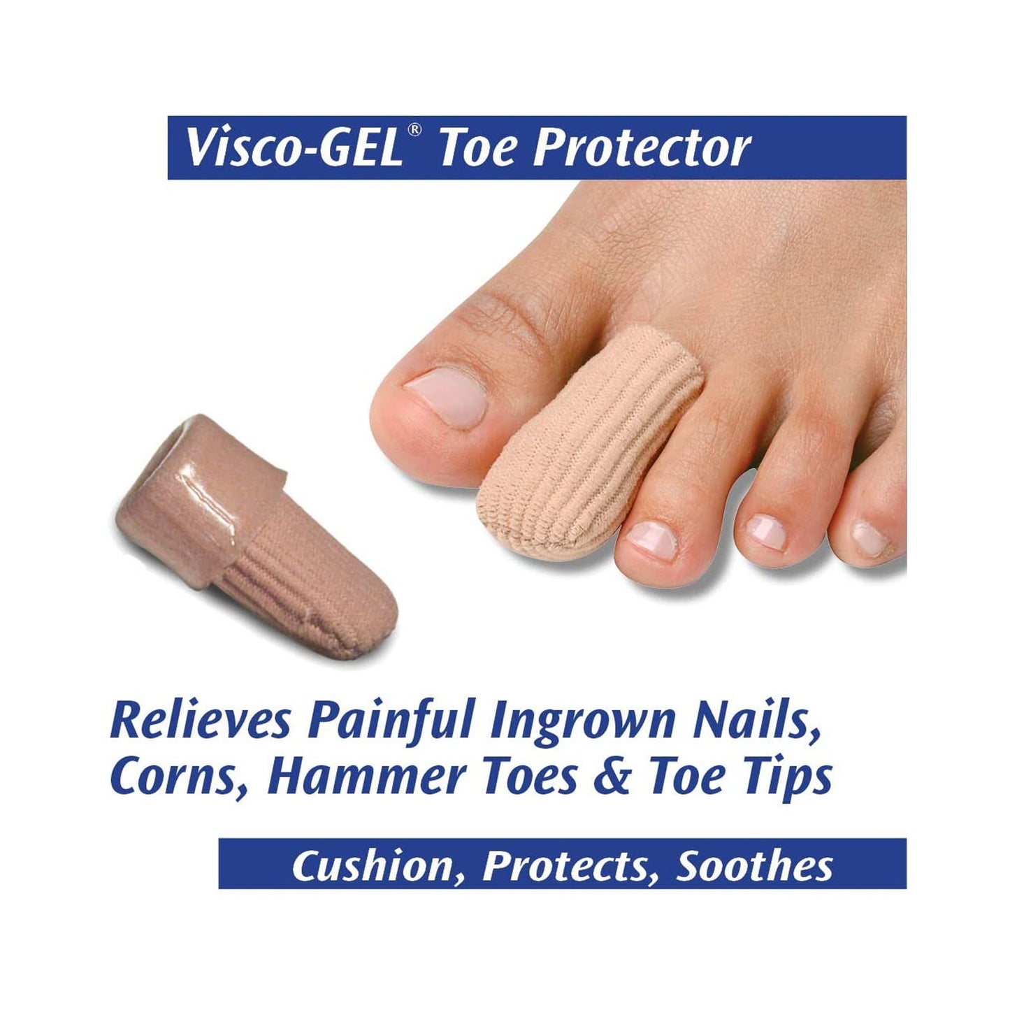 Visco-GEL® Toe Protector Toe Protector Small Pull-On Foot (498579_EA)