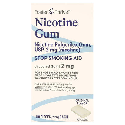 Foster & Thrive™ Stop Smoking Aid 2 mg Strength Gum (1238951_PK)