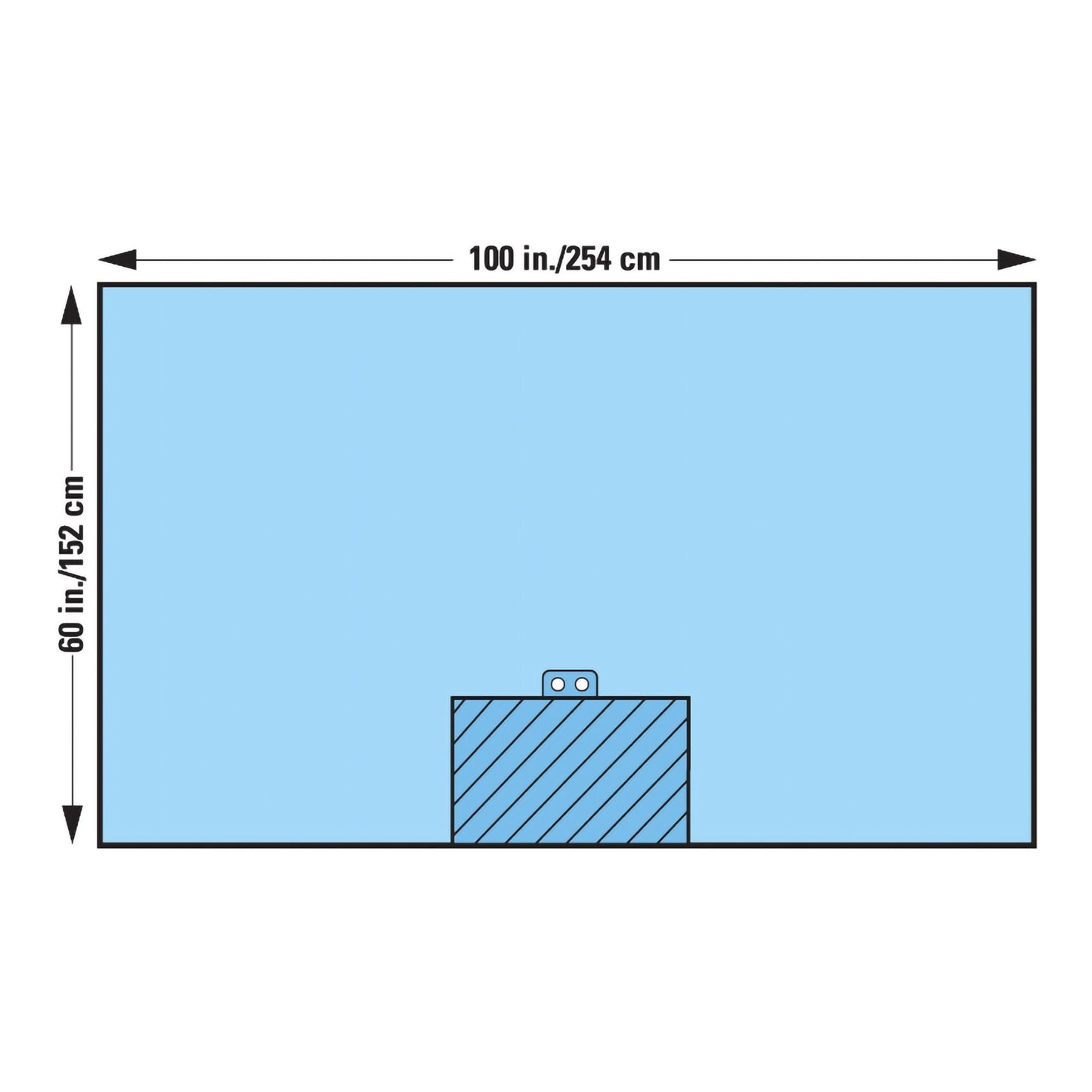 O&M Halyard Inc Orthopedic Drape Orthopedic Bar Drape 60 W X 100 L Inch Sterile (203898_CS)