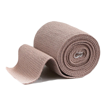 McKesson Elastic Bandage 3 Inch X 5 Yard Single Hook and Loop Closure Tan NonSterile Standard Compression (911814_BX)