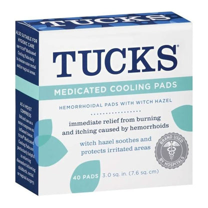 Tucks® Hemorrhoid Relief Pad 40 per Box (1161031_BX)