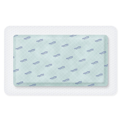 Zetuvit® Plus Silicone Border Super Absorbent Dressing Silicone Adhesive 6 X 10 Inch Rectangle (1242912_BX)