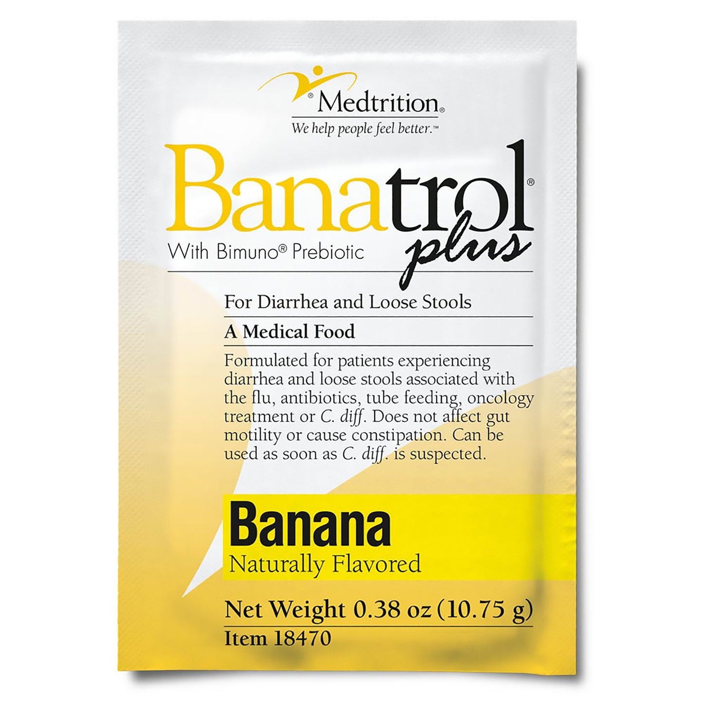 Banatrol® Plus Oral Supplement Banana Flavor Powder 11 Gram Individual Packet (709356_CS)