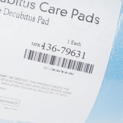 McKesson Mattress Overlay Pressure Redistribution Type 72 L X 20 W X 2 H Inch For Use with Bed Mattresses (929216_EA)