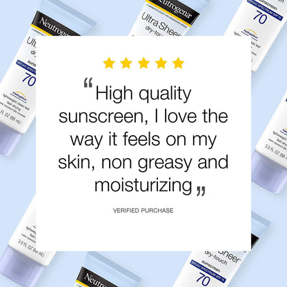 Neutrogena® Ultra Sheer® Sunblock SPF 70 Lotion 3 oz. Tube (695093_EA)
