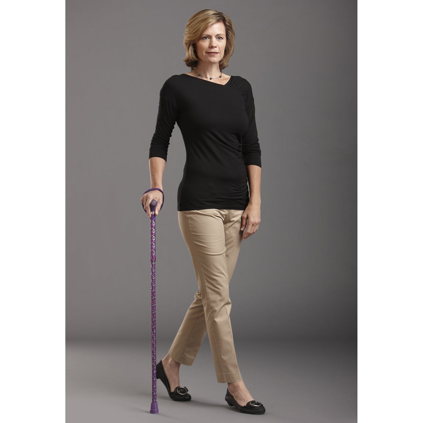 Switch Sticks® Folding Cane Aluminum 32 to 37 Inch Height Viking Print (1049998_EA)