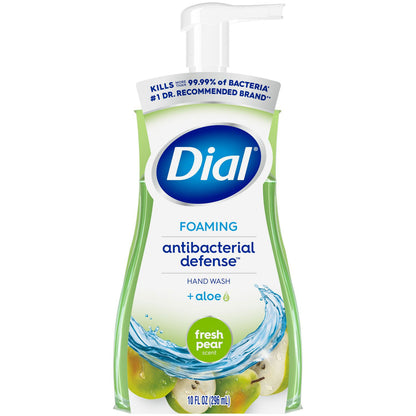 Dial Professional Antibacterial Foaming Hand Wash, Fresh Pear, 8 oz, 8/Carton (DIA34721)