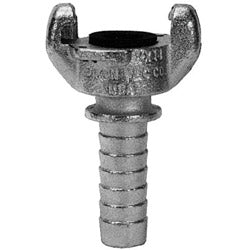 Dixon Valve Air King® 2-Lug Hose End, 3/4 in M Barb, 25/32 in dia x 2-1/2 in W x 3-15/16 in H, Iron (238-AM6)