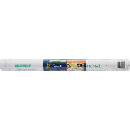 Duck Laminate Roll, Peel And Stick, Permanent, 18&quot;x24&quot;, Clear (DUC22220)