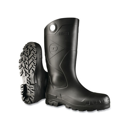 Dunlop® Protective Footwear Chesapeake Rubber Boots, Steel Toe, Unisex 5, 16 in Boot, PVC, Black (868-867760005)