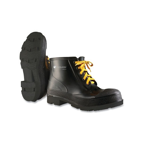 Dunlop® Protective Footwear Monarch Steel Toe Ankle Boots, Lace-Up, Men's 10, Polyester/PVC, Black (868-866040010)