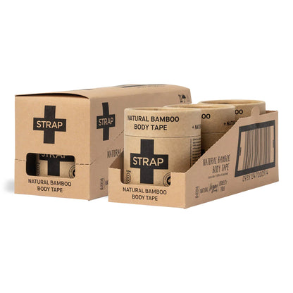 Strap Athletic Tape Natural 1.97 Inch X 5-1/2 Yard Bamboo Fiber NonSterile (1219456_TU)