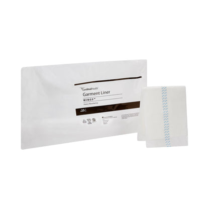 Wings™ Incontinence Liner 10 X 24 Inch Heavy Absorbency Polymer Core One Size Fits Most (459394_BG)