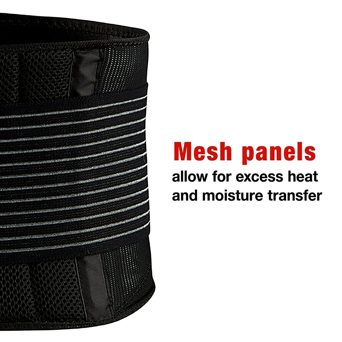 Ace™ Back Support One Size Fits Most Hook and Loop Closure Up to 48 Inch Waist Circumference Adult (1084238_EA)