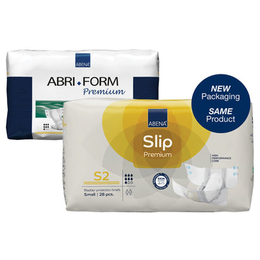 Abena® Slip Premium S2 Unisex Adult Incontinence Brief Small Disposable Heavy Absorbency (1218197_CS)