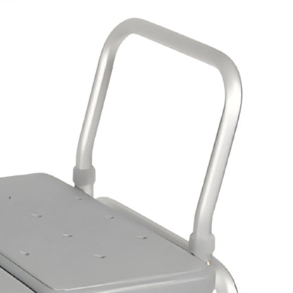 McKesson Knocked Down Bariatric Bath Transfer Bench Arm Rail 18-1/4 to 23-1/4 Inch Seat Height 500 lbs. Weight Capacity (1128903_EA)