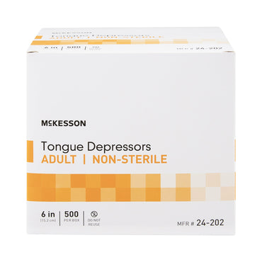 McKesson Tongue Depressor 6 Inch Length Wood Senior (484942_CS)