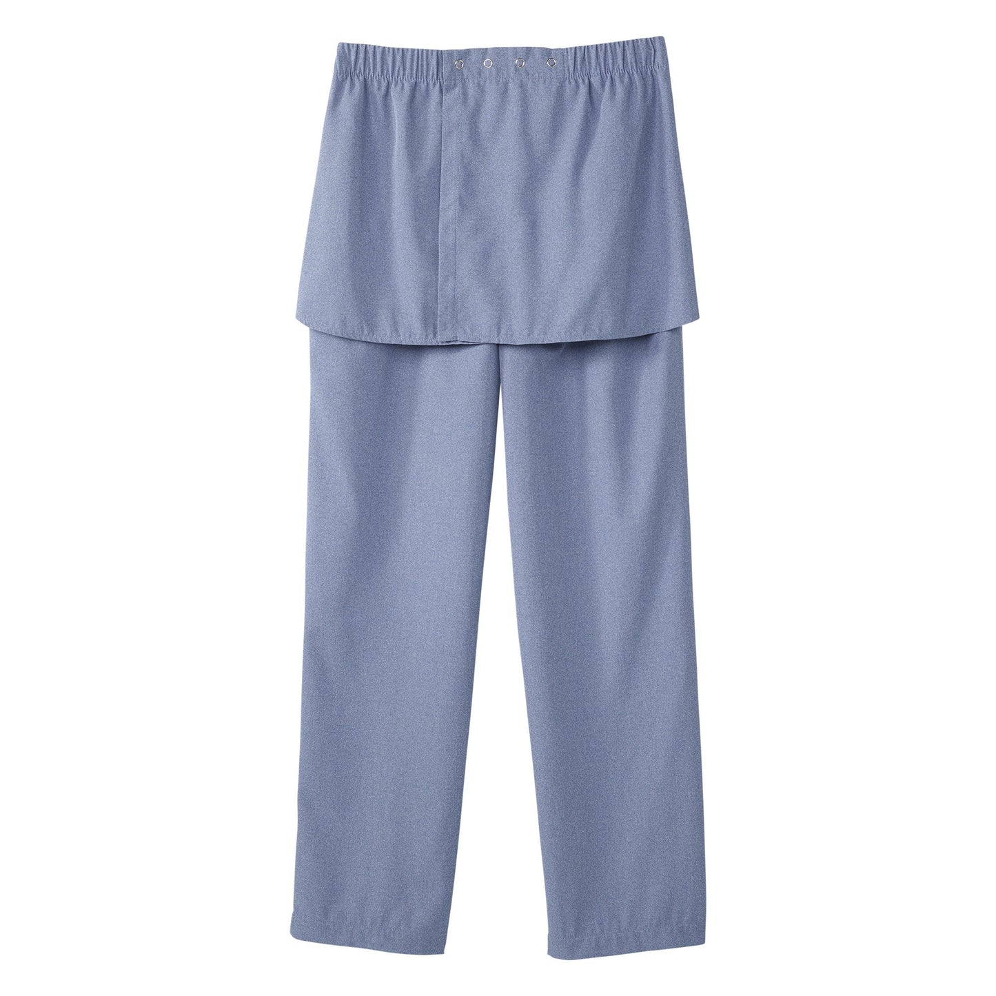 Silverts® Adaptive Pants Open Back Small Heather Chambray Blue Female (1227142_EA)