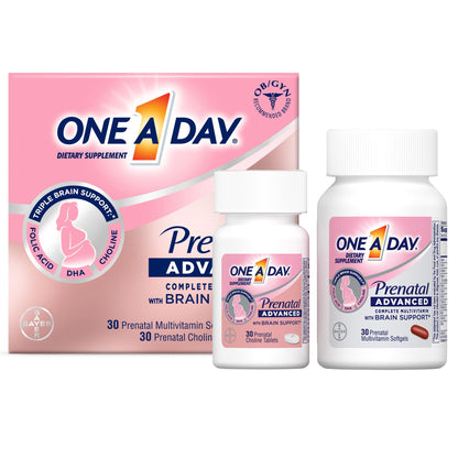 One A Day® Prenatal Vitamin Supplement Softgel 60 per Bottle (1229943_BT)