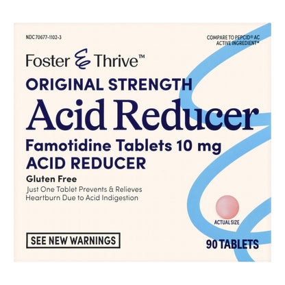 Foster & Thrive™ Antacid 10 mg Strength Tablet 90 per Box (1238961_BX)