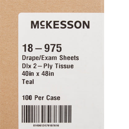 McKesson General Purpose Drape Physical Exam Drape 40 W X 48 L Inch NonSterile (224224_CS)