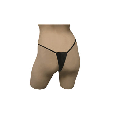 Dukal Thong Panty Black Disposable (1055731_BX)
